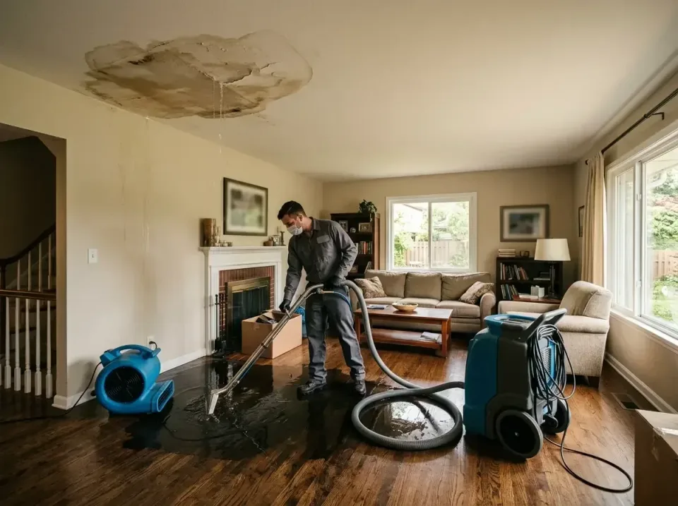 attic-pipe-burst-ceiling-drip-008 — frequently asked questions, Water Damage Restoration & Carpet Care in Jewett City, CT